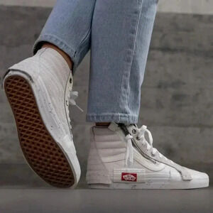 Vans Unisex Vault Glitter Mix SK8-Hi Reissue Cap Shoes